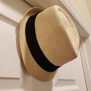 Women's Mid-size Brim Tan Fedora
